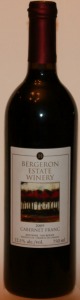 Bergeron Estate  Cabernet Franc 2009