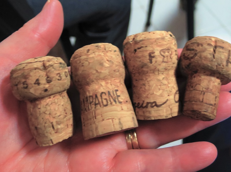 Ed champagne corks