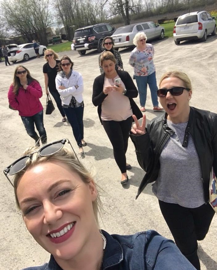 Arriving at Huff Estates